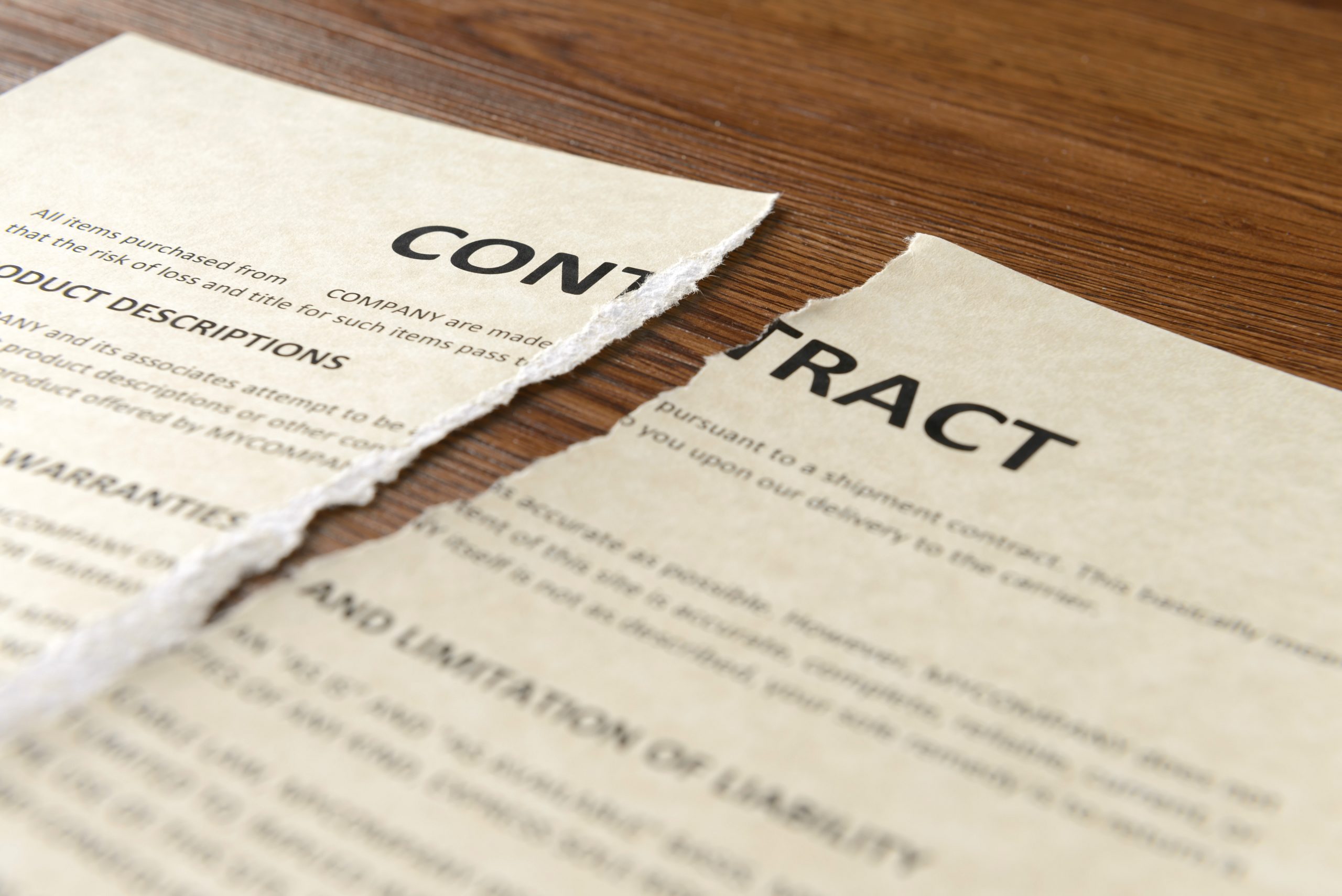 What Constitutes Breach Of Contract?